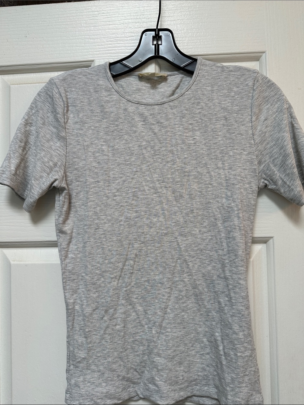 Madewell Light Heather Gray Short-Sleeve Crewneck Tee